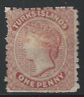 Turks  Islands Mint no gum S.C. 1