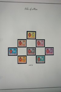 Isle of Man Mint NH 1969 to 1970s Stamp Collection