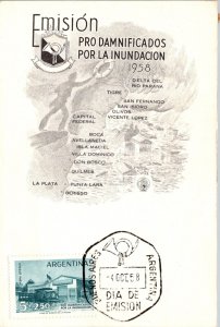 Argentina 1958 - Emisión Pro Damnificados Por La Inundación - Buenos Aires - J56