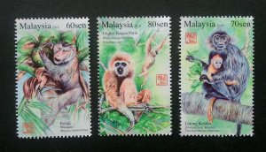 *FREE SHIP Malaysia Primates 2016 Chinese Lunar Year Of Monkey Zodiac (stamp MNH