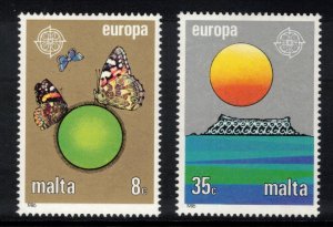 MALTA 1986 Europa; Scott 677-78, SG 779-80; MNH