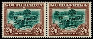 SOUTH AFRICA SG37, 1927-30 2s 6d Green & Brown, LH MINT. Cat £150.