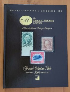 Thomas McKinney Collection US Postage Stamps Shreves Auction Catalog 2002