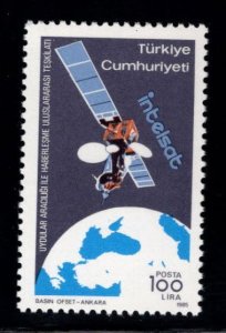 TURKEY Scott 2312 MNH**  1985 INTELSAT stamp