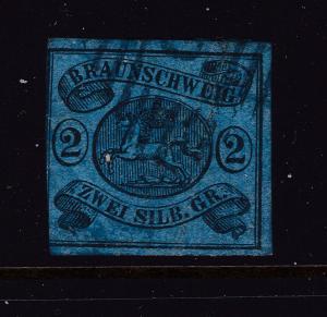 Brunswick (German) a 2sg from 1853 used