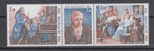 Z4946 JL Stamps 1981 monaco strip mnh #1277a