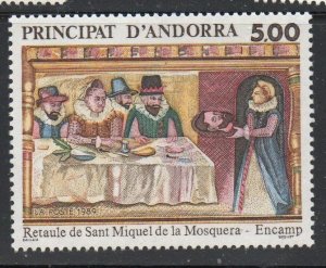 Andorra (Fr) Sc 378 1989 Salome Painting stamp  mint NH