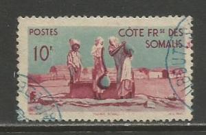 Somali Coast   #263  used  (1947)  c.v. $0.90