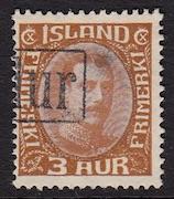 Iceland #109, used, CV $18.50