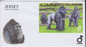 Jersey 2012, 'Jambo Miniature Sheet,   on FDC
