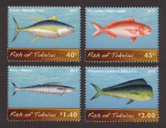Tokelau Sc# 406-9 MNH Fish of Tokelau