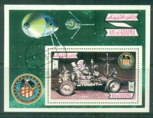 Ras Al Khaima 1972 Mi#MS131A Apollo 16 Space Mission MS CTO