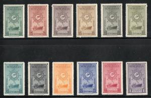 Venezuela Scott #C256-271 MH Note (2 Scans)