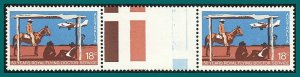 Australia 1978 Flying Doctor, Gutter Pair, MNH #676,SG663