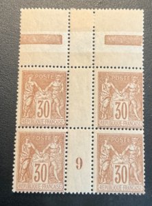 France Scott #82 never hinged block