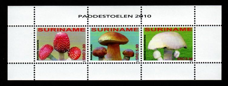 Surinam # 1399 Mint NH S/S Mushrooms!