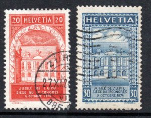 Switzerland  #204-205  Used   CV $7.85