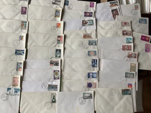 France Pont De Chebuy 1960’s cancelled covers 50 items Ref A1888