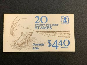 US #BK147 pre-canceled Booklet 1985 Seashells