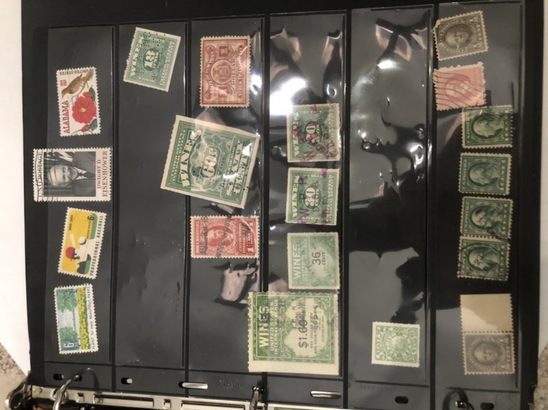 W.W. Stamps In Glassine’s Some Old US Revenue + Lots Of Other Countries