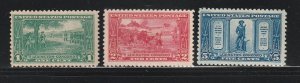 United States 617-619 Set MNH Lexington-Concord