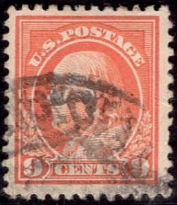 US Stamp #509 9 Cent Franklin Used SCV $1.60