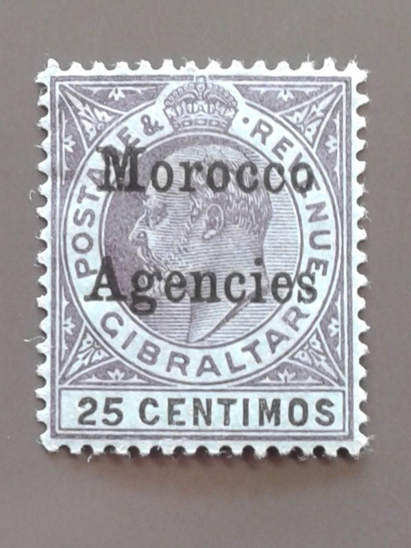 British Offices in Morocco (Spanish Currency) 23 F-VF MHR - Scott $9.25