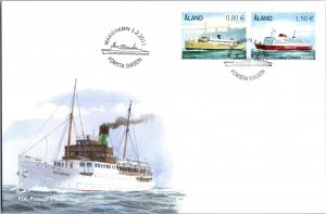 Aland, Worldwide First Day Cover, Ships