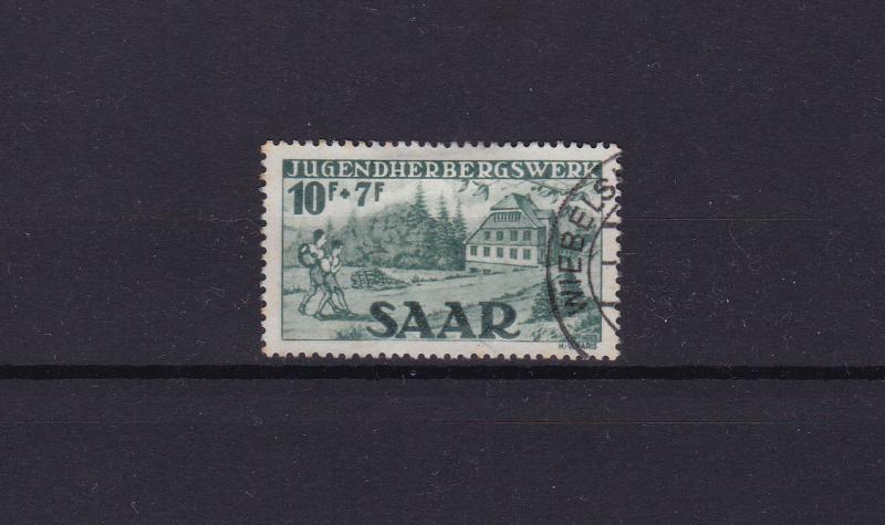 saar 1949 youth hostels fund  used  stamp cat £160+  ref r15171