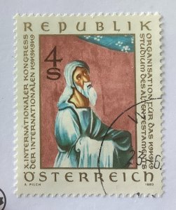 Austria 1980 Scott 1161 used - 4s,   Congress of Old Testament Studies