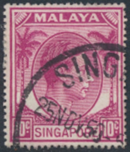 Singapore   SC#  9a   Used    Perf 18  see details & scans