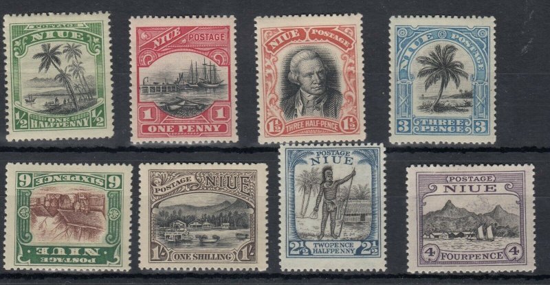 Niue 1920/27 Sets SG38/46 MH J7568