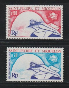 St Pierre & Miquelon SC 432-3 MNH