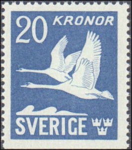 Sweden #C8, Complete Set, 1953, Birds, Never Hinged