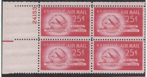 UNITED STATES SC# C44 F-VF MNH 1949 PL#241536 UL B/4