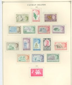 Cayman Islands #153-68 Unused Single (Complete Set)