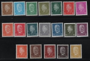 GERMANY 366-384  MNH   FRIEDRICH EBERT SET 1928