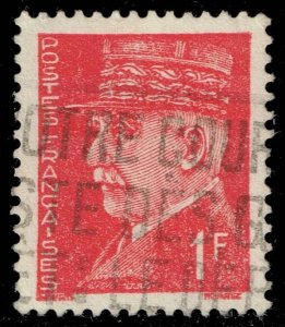 France #437 Marshal Petain; Used