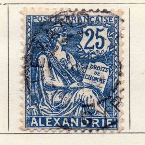 Alexandria 1902-13 Early Issue Fine Used 25c. 054468