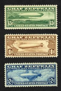 #C13-C15, Mint Set, VF/XF-OG-NH, Beautiful set! SCV $1900