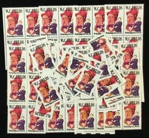 1803   W.C. Fields Actor,  Performing Arts  100 MNH  15c  stamps.   Issued 1980