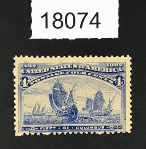 MOMEN: US STAMPS # 233 MINT OG NH LOT #18074