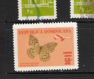 DOMINICAN REP. DOMINICANA C14 7 MOG BUTTERFLY 791C