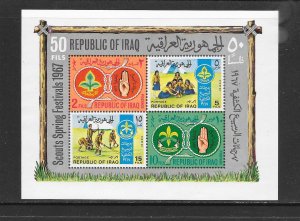 IRAQ - CLEARANCE SALE! #460a BOY SCOUTS S/S MNH