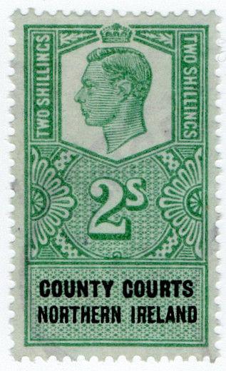 (I.B) George VI Revenue : County Courts (Northern Ireland) 2/-
