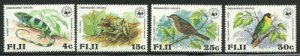 Album Treasures Fiji Scott # 397-400 Endangered Species MNH