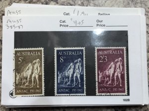 Old Australian Stamps in Stock Cards Some Mint Also Few Victoria Good Value