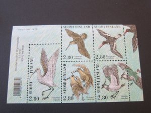 Finland 1996 Sc 1014a bird set MNH