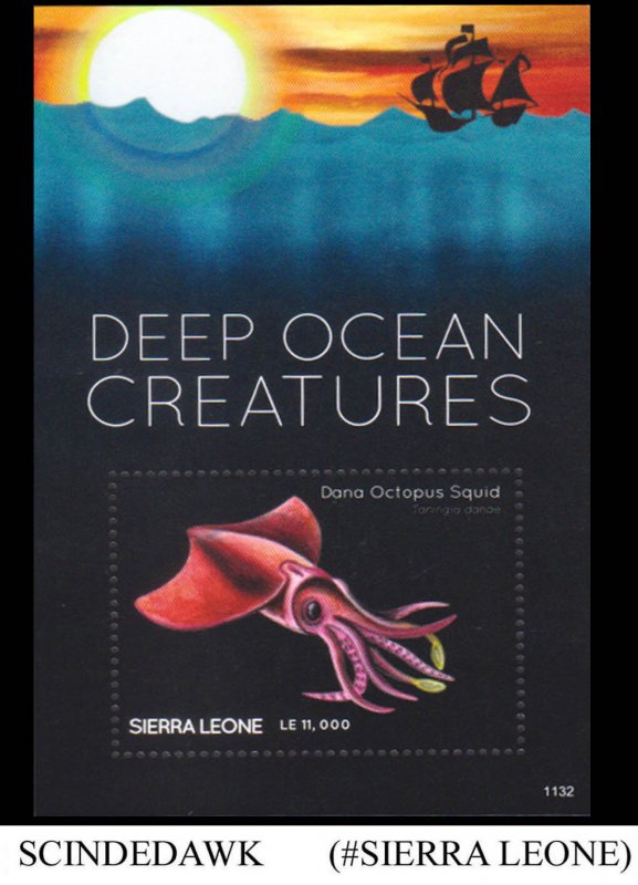 SIERRA LEONE - 2011 DEEP OCEAN CREATURES / MARINE LIFE - MIN/SHT MNH