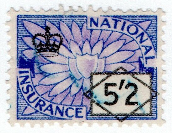 (I.B) Elizabeth II Revenue : National Insurance 5/2d